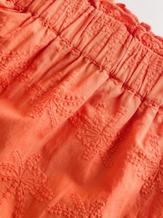 Orange Embroidered Wide Leg Trousers - Image 7 of 8