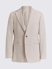 MOSS Tailored Fit Oatmeal Seersucker Jacket - Slika 4 iz 4