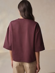 Berry Red N. Premium Short Sleeve Crew Neck T-Shirt - Image 3 of 8