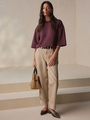 Berry Red N. Premium Short Sleeve Crew Neck T-Shirt - Image 4 of 8