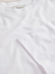 White N. Premium Boxy Short Sleeve Crew Neck T-Shirt - Image 9 of 9