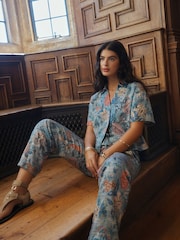 Blue Floral National Trust x Next Tapered Chinos - Image 2 of 9