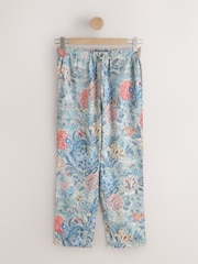 Blue Floral National Trust x Next Tapered Chinos - Image 7 of 9