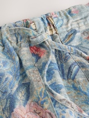 Blue Floral National Trust x Next Tapered Chinos - Image 8 of 9