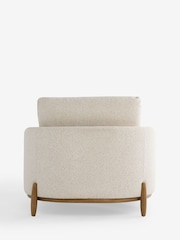 Casual Boucle Light Natural Ellison Snuggle Chair - Image 9 of 10