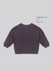 Religion Purple Oversized Sweatshirt - Image 2 of 4