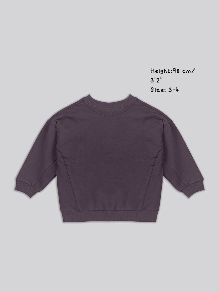Religion Purple Oversized Sweatshirt - Image 2 of 4