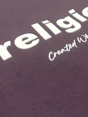 Religion Purple Oversized Sweatshirt - Image 4 of 4
