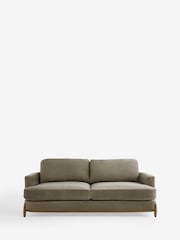 Fine Chenille Sage Green Ellison 3 Seater Sofa - Image 4 of 9