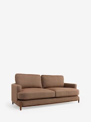 Dry Handle Boucle Rust Brown Ellison 3 Seater Sofa - Image 6 of 10