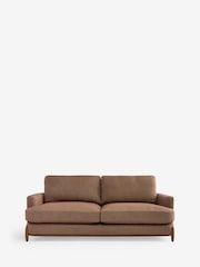 Dry Handle Boucle Rust Brown Ellison 3 Seater Sofa - Image 7 of 10