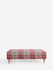 Versatile Check Nevis Red Sherlock Storage Coffee Table - Image 7 of 11