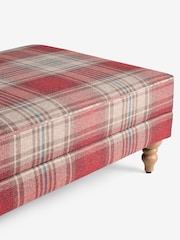 Versatile Check Nevis Red Sherlock Storage Coffee Table - Image 9 of 11