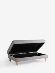 Tweedy Check Lawson Mid Grey Sherlock Storage Coffee Table - Image 7 of 10