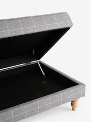 Tweedy Check Lawson Mid Grey Sherlock Storage Coffee Table - Image 9 of 10