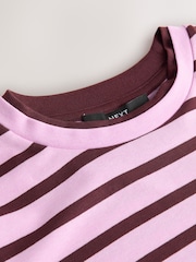 Pink Stripe Soft Touch Long Sleeve Layer Top - Image 7 of 7