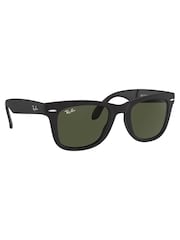 Ray Ban Folding Wayfarer Black Sunglasses - Image 1 of 9