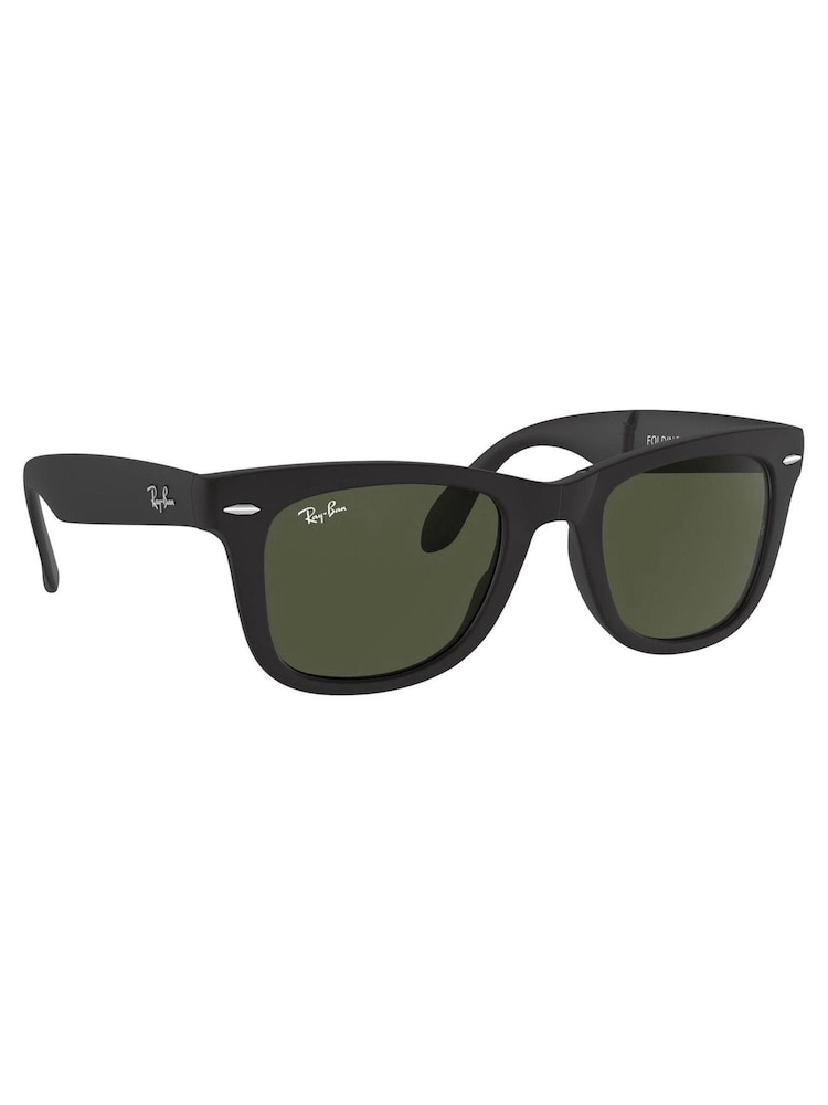 Ray Ban Folding Wayfarer Black Sunglasses - Image 1 of 9