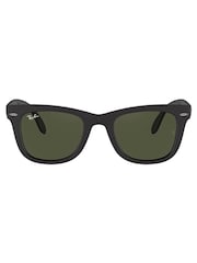 Ray Ban Folding Wayfarer Black Sunglasses - Image 3 of 9