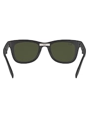 Ray Ban Folding Wayfarer Black Sunglasses - Image 4 of 9