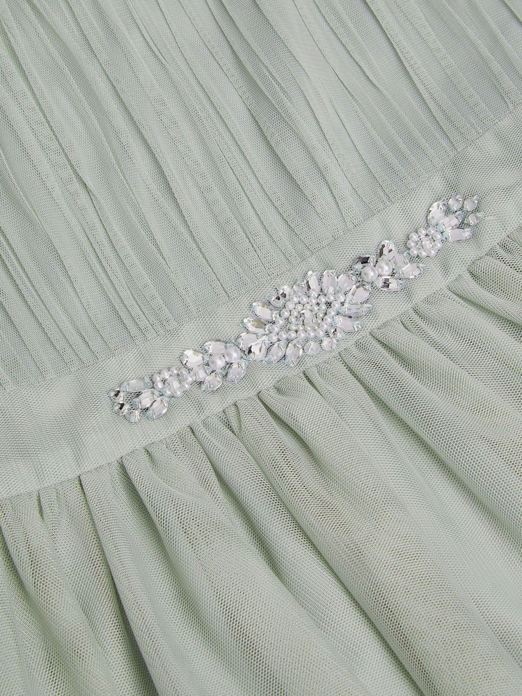 Monsoon Green Penelope Belt Dress - Image 3 of 3