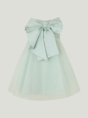 Monsoon Green Baby Bonnie Bow Dress - Image 1 of 3