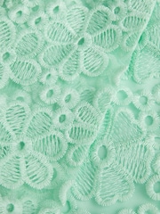 Monsoon Green Floral Print Embroidered Skort - Image 3 of 3