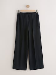 Black N. Premium Wide Leg Jersey Trousers - Image 5 of 7