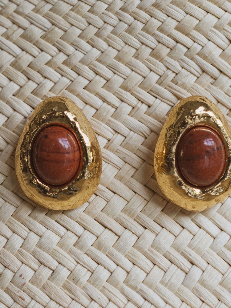 Anni Lu Gold Plated Cherry On Top Earrings - Image 2 of 5
