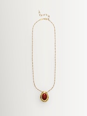 Anni Lu Gold Plated Cherry On Top Necklace - Image 2 of 4