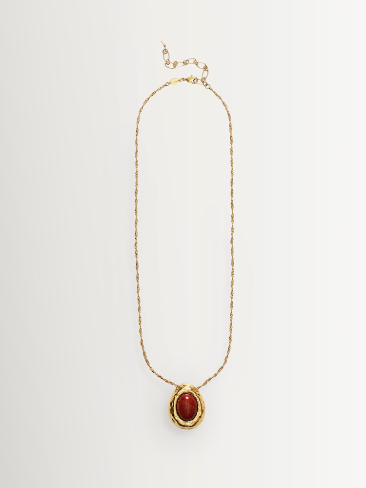 Anni Lu Gold Plated Cherry On Top Necklace - Image 2 of 4