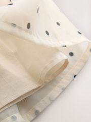 Ecru Spot Bow Dress (3mths-8yrs) - Image 8 of 8