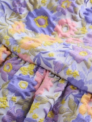 Purple Floral Jacquard Prom Dress (3mths-8yrs) - Image 7 of 8