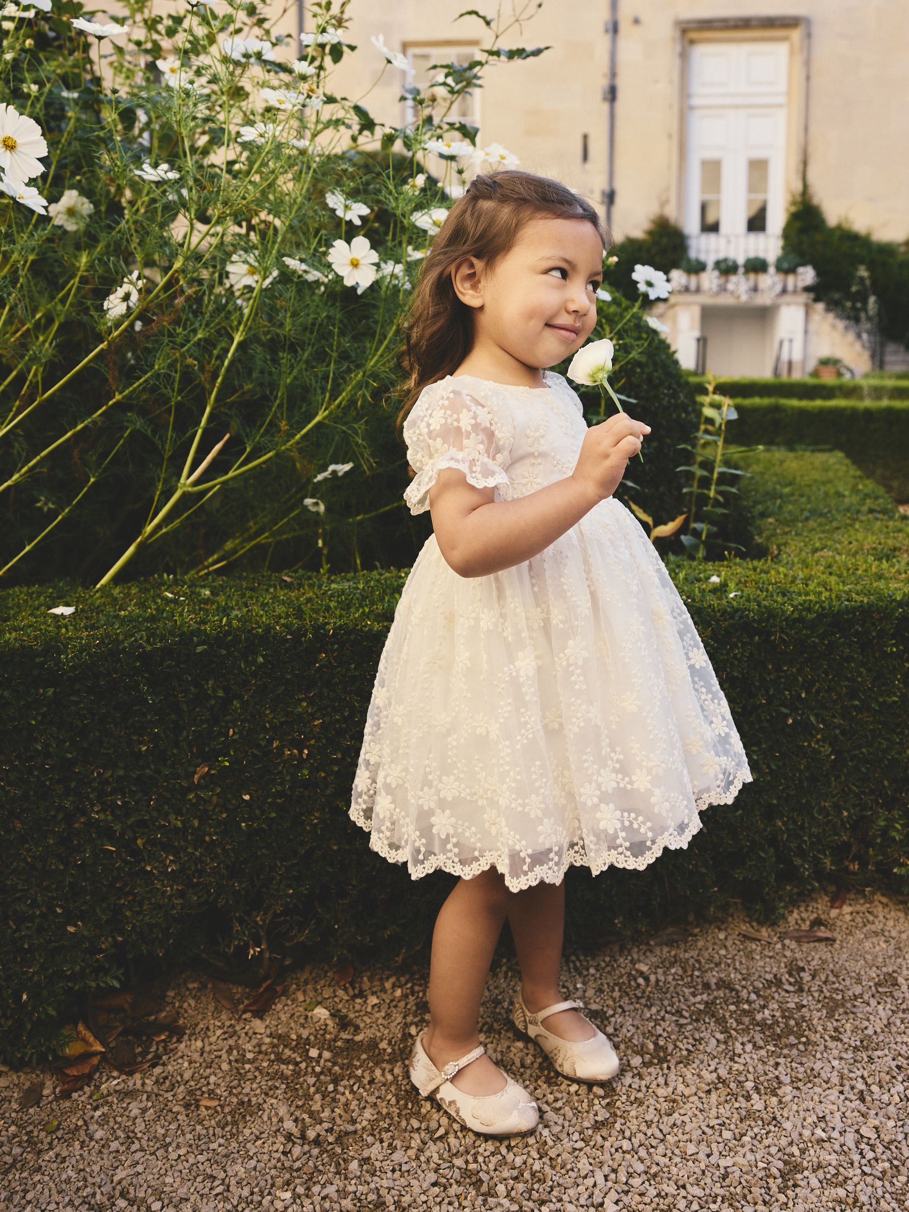 Buy Ivory Embroidered Prom Dress (3mths-8yrs) from Next USA