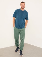 FatFace Brooke Jade Green Cuffed Joggers - Image 3 of 6