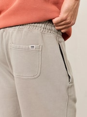 FatFace Brooke Light Grey Sweat Short - Image 5 of 6
