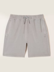 FatFace Brooke Light Grey Sweat Short - Image 6 of 6