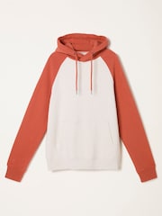 FatFace Brooke Oatmeal Overhead Contrast Raglan Hoodie - Image 6 of 6