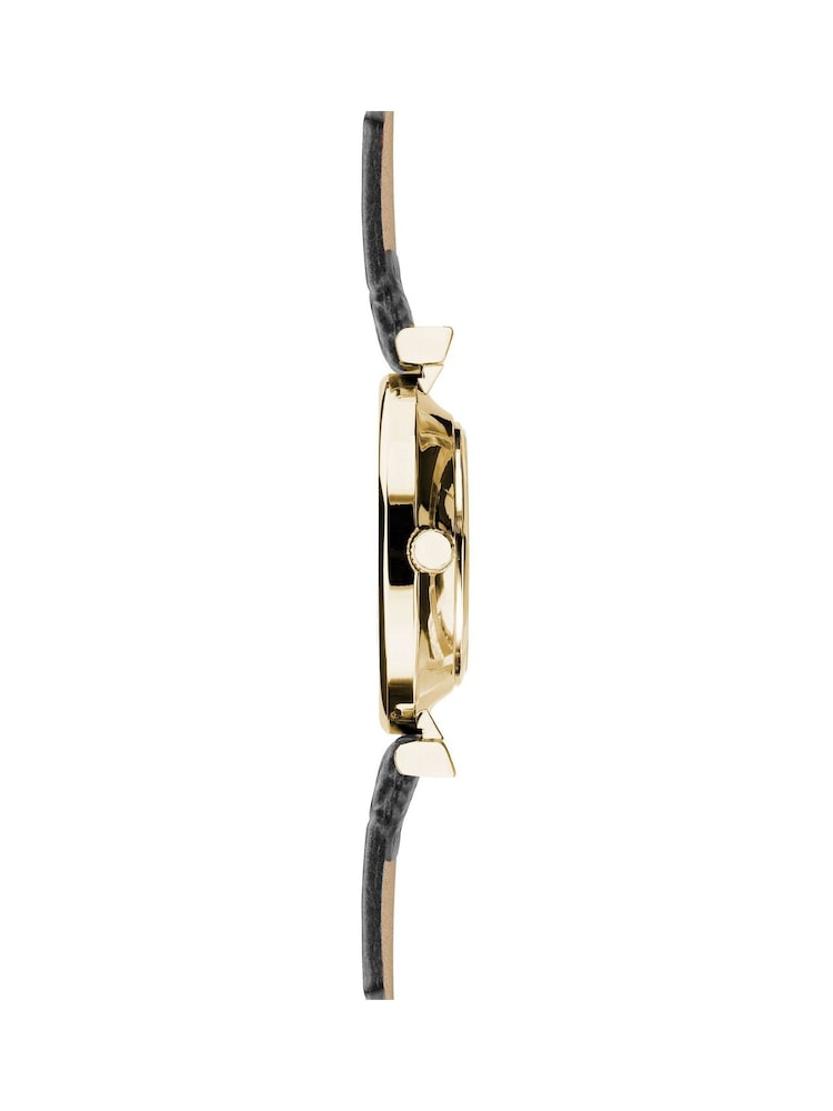 Limit  30mm Womens Round Gold Analogue Watch with Black Strap - Image 4 of 4