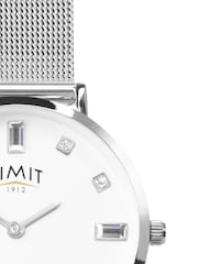 Limit Secret Garden 36mm Womens Round Silver Analogue Watch with Black Strap - Image 3 of 4