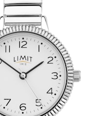 Limit  28mm Womens Round Silver Analogue Watch with Silver Expanding Bracelet - Image 3 of 4