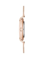 Limit  33mm Womens Round Rose Gold Analogue Watch with Rose Gold Mesh Strap - Image 4 of 4
