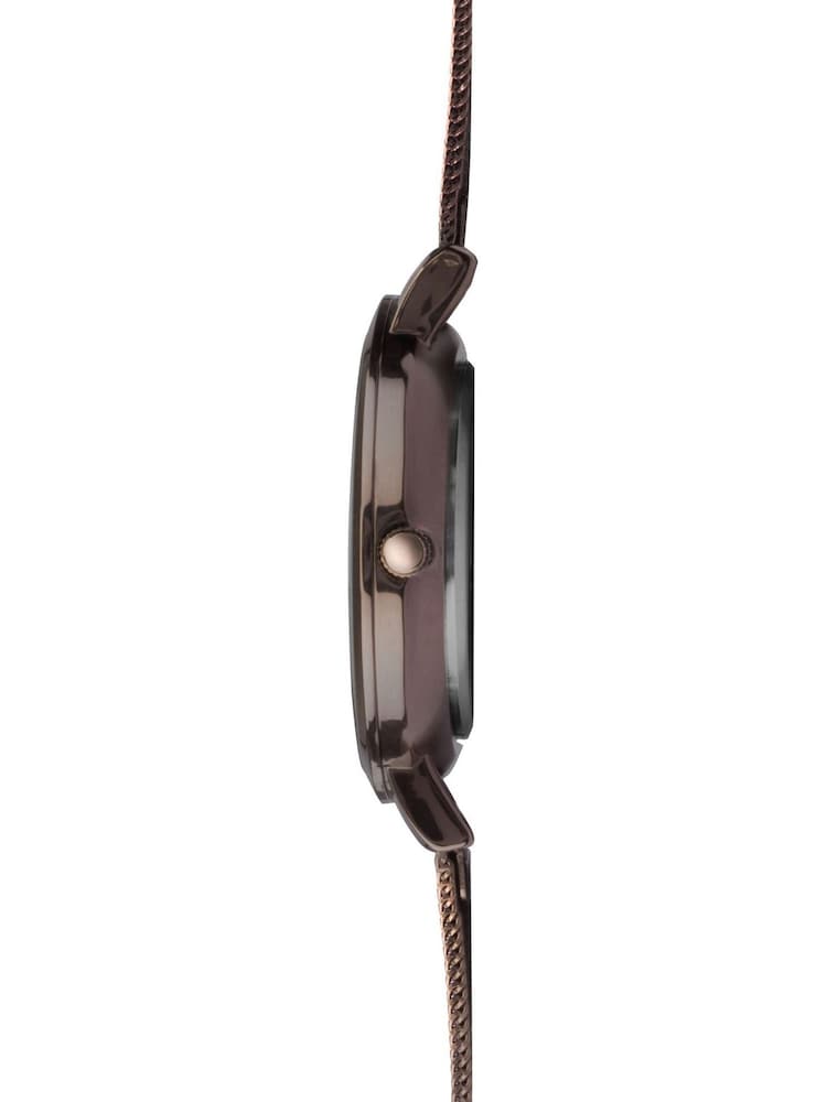 Limit 22mm Womens Square Analogue Watch with Brown Strap - Image 4 of 4