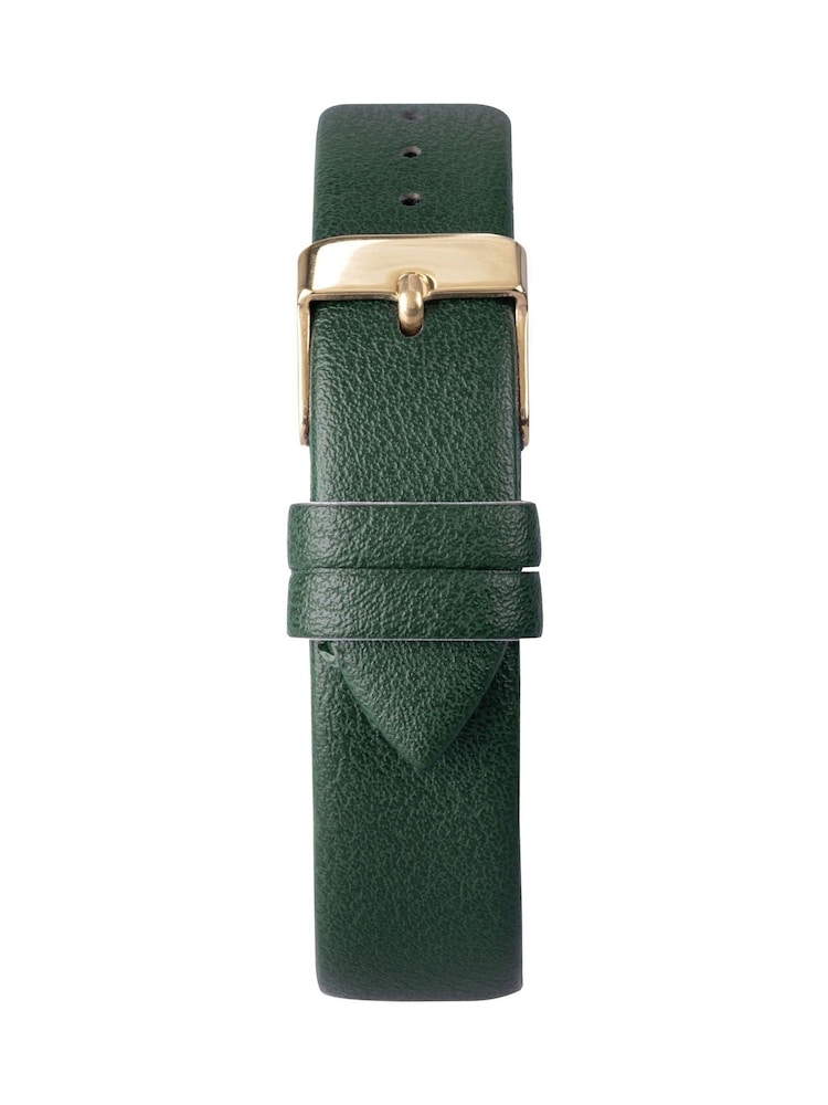 Limit  38mm Womens Round Gold Analogue Watch with Green Strap - Image 2 of 4