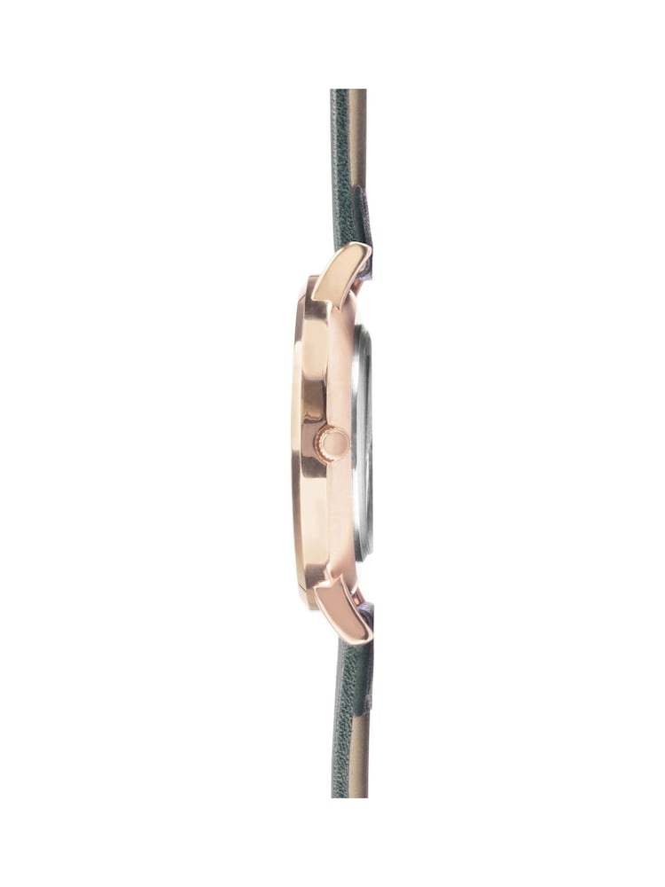 Limit 38mm Womens Round Gold Analogue Watch with Green Strap - Image 4 of 4 Limit 38mm Womens Round Gold Analogue Watch with Green Strap - Image 4 of 4
