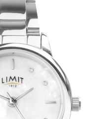 Limit  26mm Womens Round Silver Analogue Watch with Silver Bracelet - Image 3 of 4