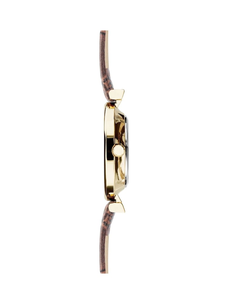 Limit Classic 30mm Womens Round Gold Analogue Watch with Brown Strap - Image 4 of 4 Limit Classic 30mm Womens Round Gold Analogue Watch with Brown Strap - Image 4 of 4
