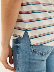 FatFace Natalie Ivory Stripe T Shirt - Image 5 of 6