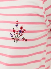 Rosa - FatFace langermet topp med rund hals - Bilde 4 av 6