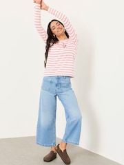 Rosa - FatFace langermet topp med rund hals - Bilde 5 av 6